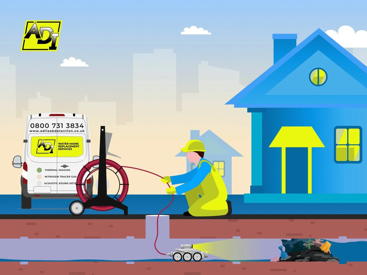 Drainage CCTV Surveys & Investigations Spalding